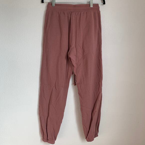 NWT Lulu's Boat House Drawstring Jogger Sweatpants in Mauve Pink - Picture 4 of 10